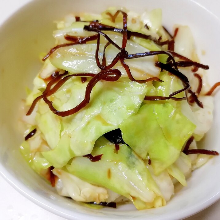 キャベツを蒸したら甘い 昆布佃煮 消費レシピ レシピ 作り方 By さとママ3645 楽天レシピ